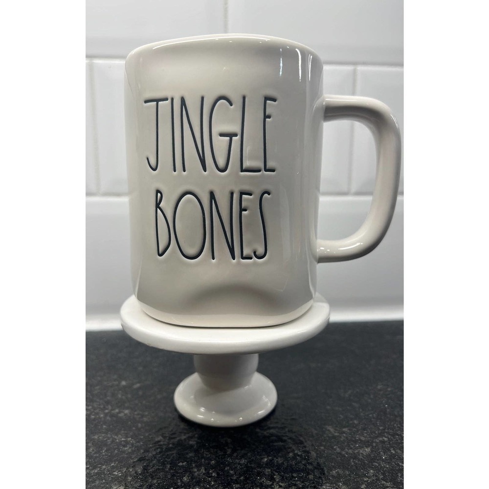 Rae Dunn Jingle Bones Mug Halloween Christmas